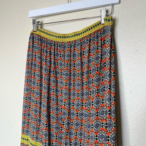 Caravan Creations Maxi Skirt Multiprint Tiered Boho Peasant Pull On Women Large - Picture 5 of 13